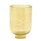 Modern Gold Glass Vase Candle Holders Set of 2 Tabletop Accent